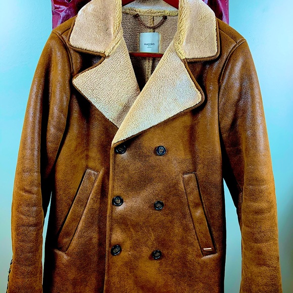 Mango Double-Breasted Sheer Wool Jacket - Picture 15 of 15